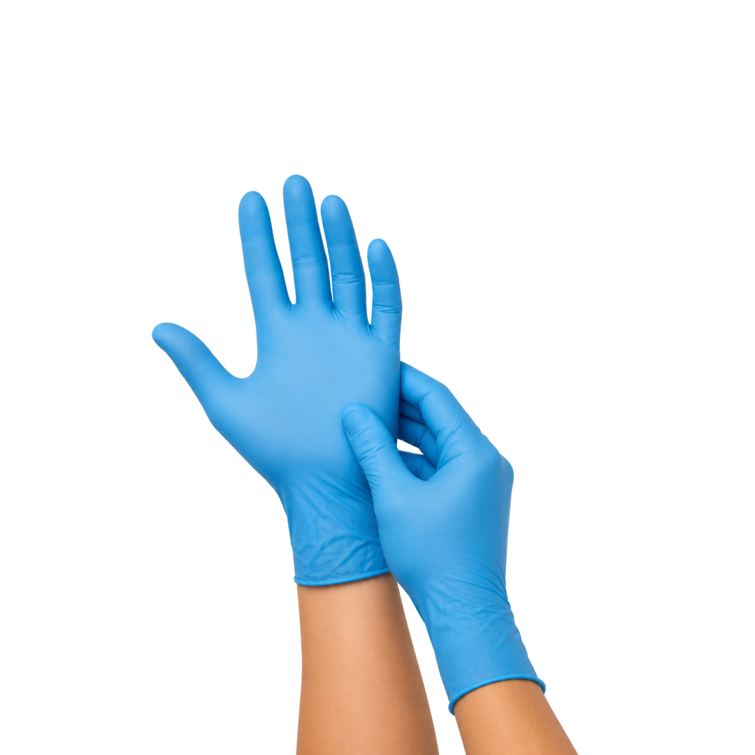 Guantes de Nitrilo – Caja con 100 Piezas