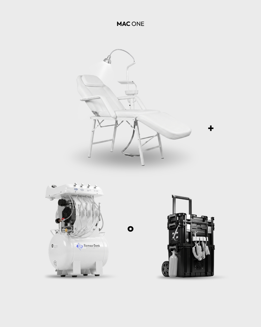 Mac One | Unidad Dental Portátil Con Silla Dental Portátil Para Brigadas