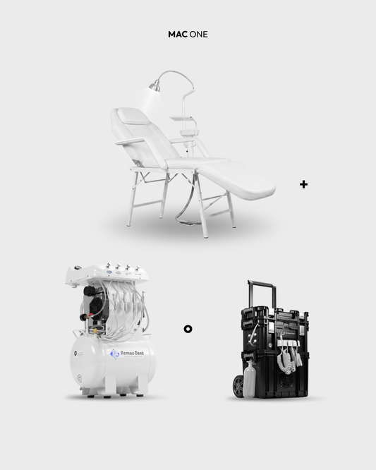 Mac One | Unidad Dental Portátil Con Silla Dental Portátil Para Brigadas