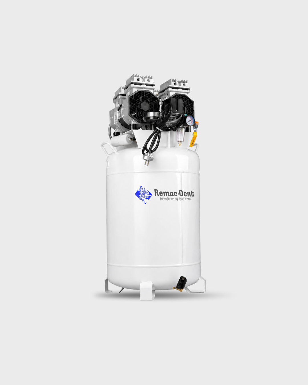 Air 72 | Compresor Dental Libre de Aceite 72 Litros PURGA AUTOMATICA