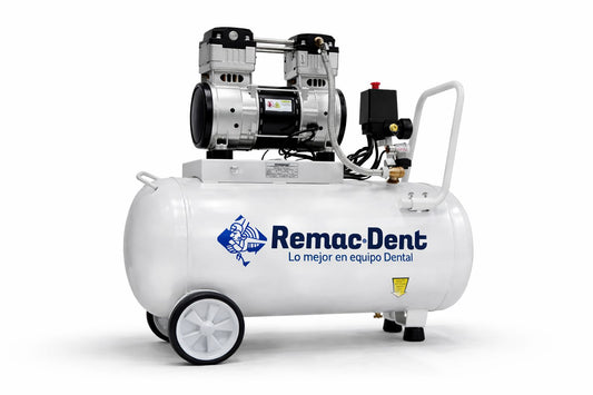 Compresor 50L  Dental Silencioso – 1 .5 HP Libre de Aceite para una Unidad Dental